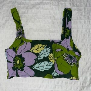 adorable floral bikini top💚✨